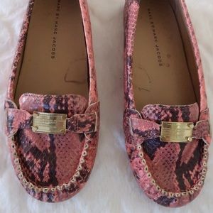 Marc by Marc Jacobs | Pink Snakeskin  Flats
